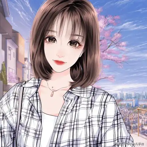 微信头像女自然风景头像卡通图片女生