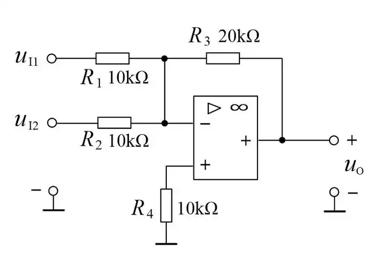 微分电路输入输出电压关系为uo=______,其条件为______.