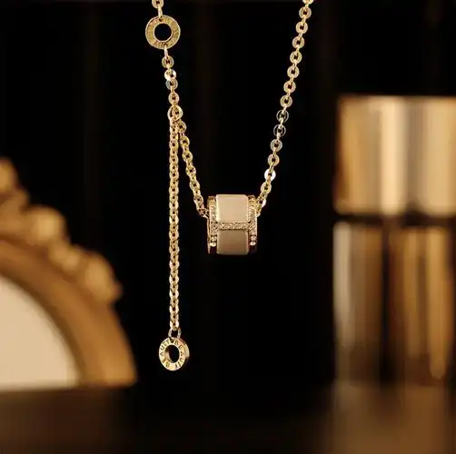 闪钻宝格丽项链礼服小礼小蛮腰微镶轻奢新品2021项链