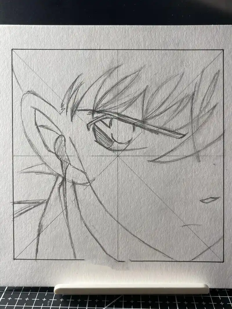 手绘|工藤新一 附线稿过程 来画一个工藤新一叭07     	 7515