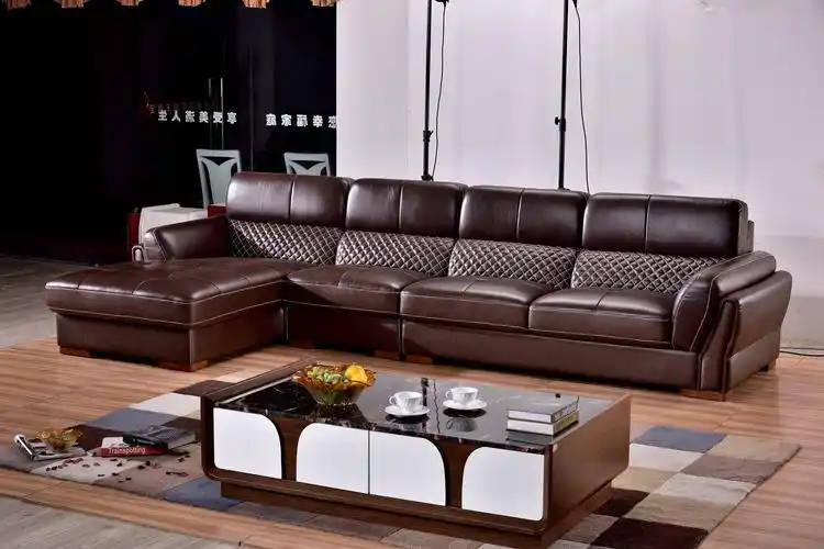 顺企网 产品供应 中国家居日用品网 家具 沙发 皮艺沙发 盈冠高档进口