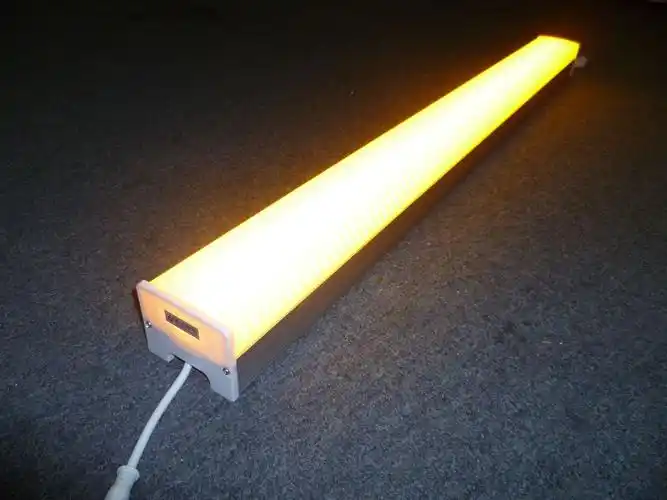 新款led铝材方形轮廓灯护栏管方80mm 6-16段单色七彩内外控数码管