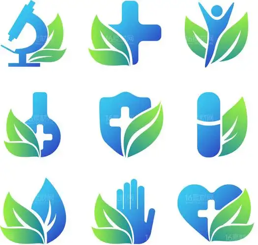 医疗相关logo设计矢量素材