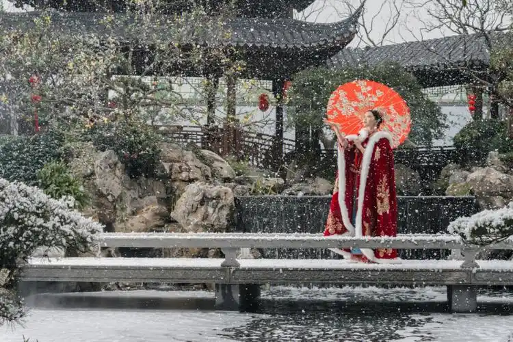 独有的雪景国风的中式真的也超赞的