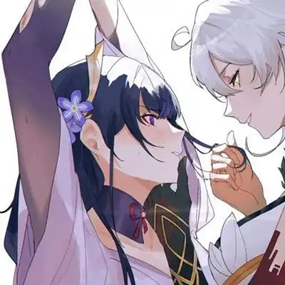 甜美幸福的原神情侣头像_甜美幸福的原神情侣头像_头像大全_抖音头像_