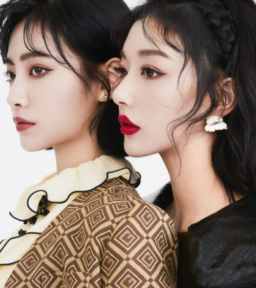 孔雪儿许佳琪同框拍摄杂志主舞和门面担当谁的表现力更强