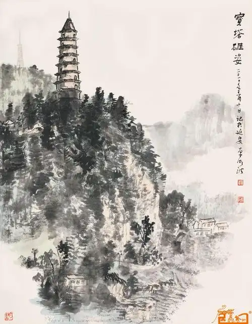 山水专长名家单明波作品保真鉴赏视频