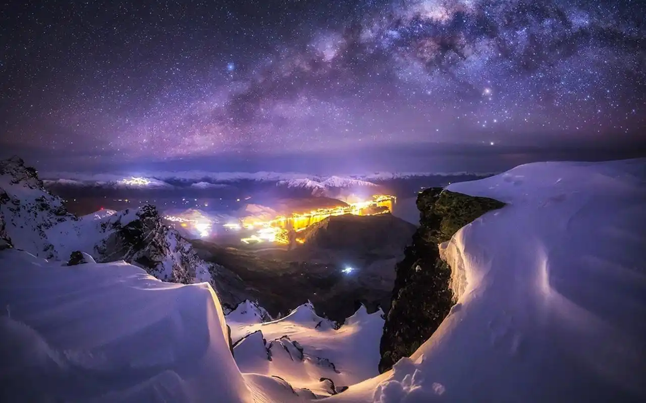 唯美璀璨的星空图片桌面壁纸高清大图预览1920x1200_风景壁纸下载_美