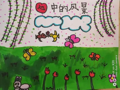 人民中学附属小学一至三年级绘画作品展示