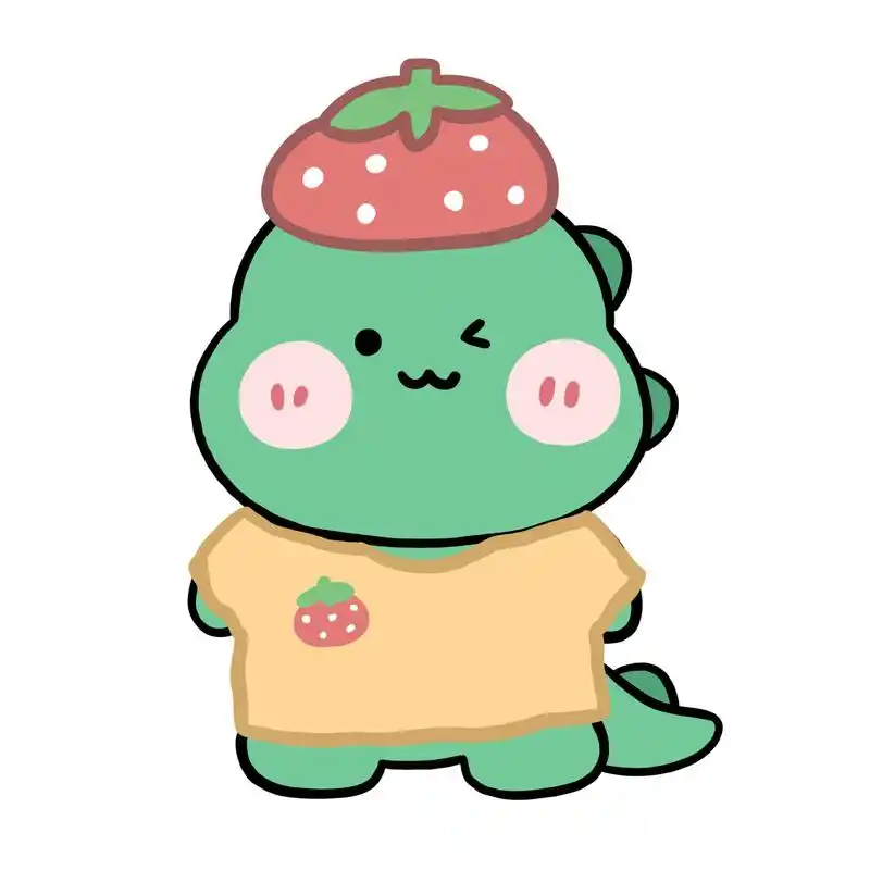 多彩壁纸739期|最新可爱小恐龙手绘头像 高清壁纸无水印