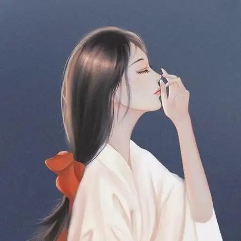 手绘女生头像绝美