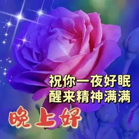 晚上好图片大全晚上好温馨问候晚安祝福语