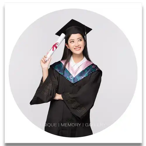 一木各照相馆学士服