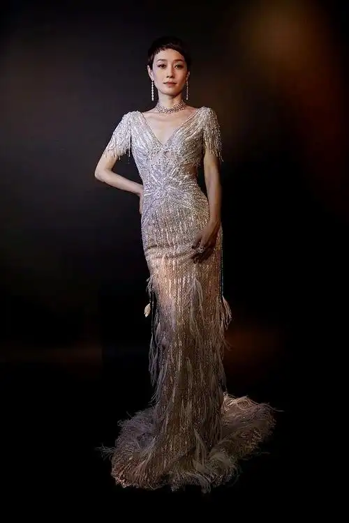 马伊琍这个礼服,真的太美了