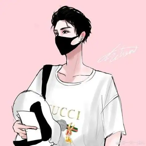 肖战王一博二次元版简笔画