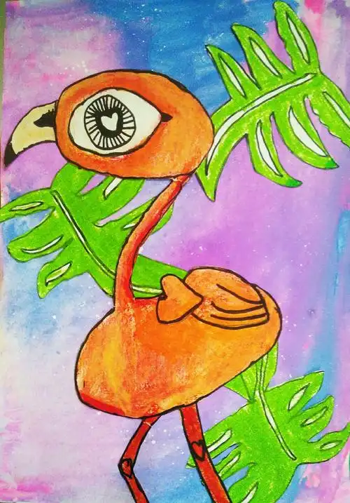 木林艺术教育美术学员蒋艺嘉(7岁)优秀作品集