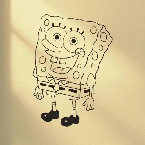 简笔画海绵宝宝内附步骤图
