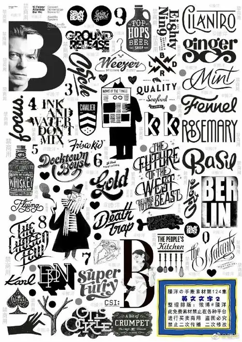 96 英文文字2 96好像很久没有发过字素了感谢组织@手帐素材