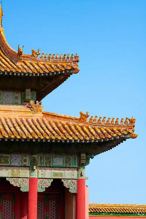 北京故宫古代建筑艺术特写图片