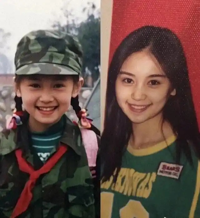 在为数不多的王子文童年照里可以看到,真的是从小美到大.