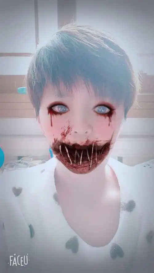 自己看了都害怕,好恐怖