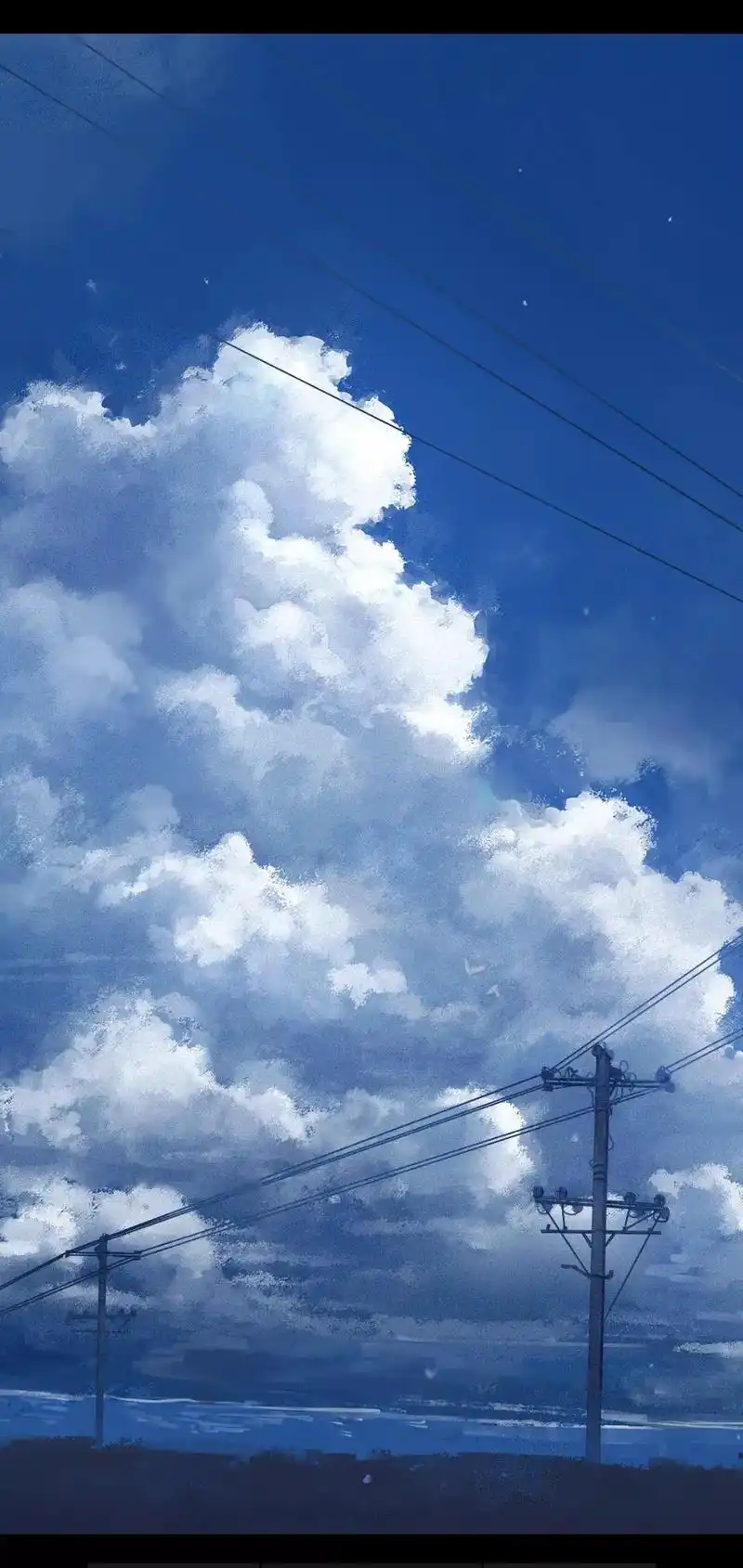 壁纸分享,干净的淡蓝色系手机壁纸