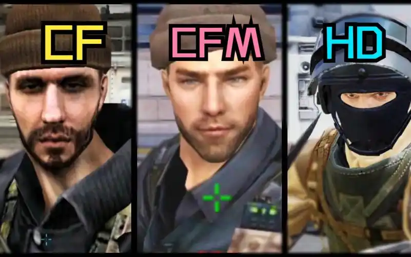 【三端对比】穿越火线的经典初始角色-奥摩