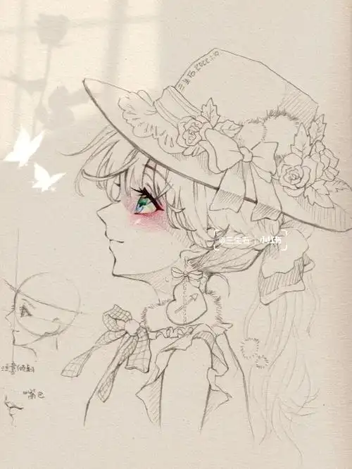 绘画  #头像约稿  #手绘 临摹 #动漫手绘  #手绘  #薯条小助手