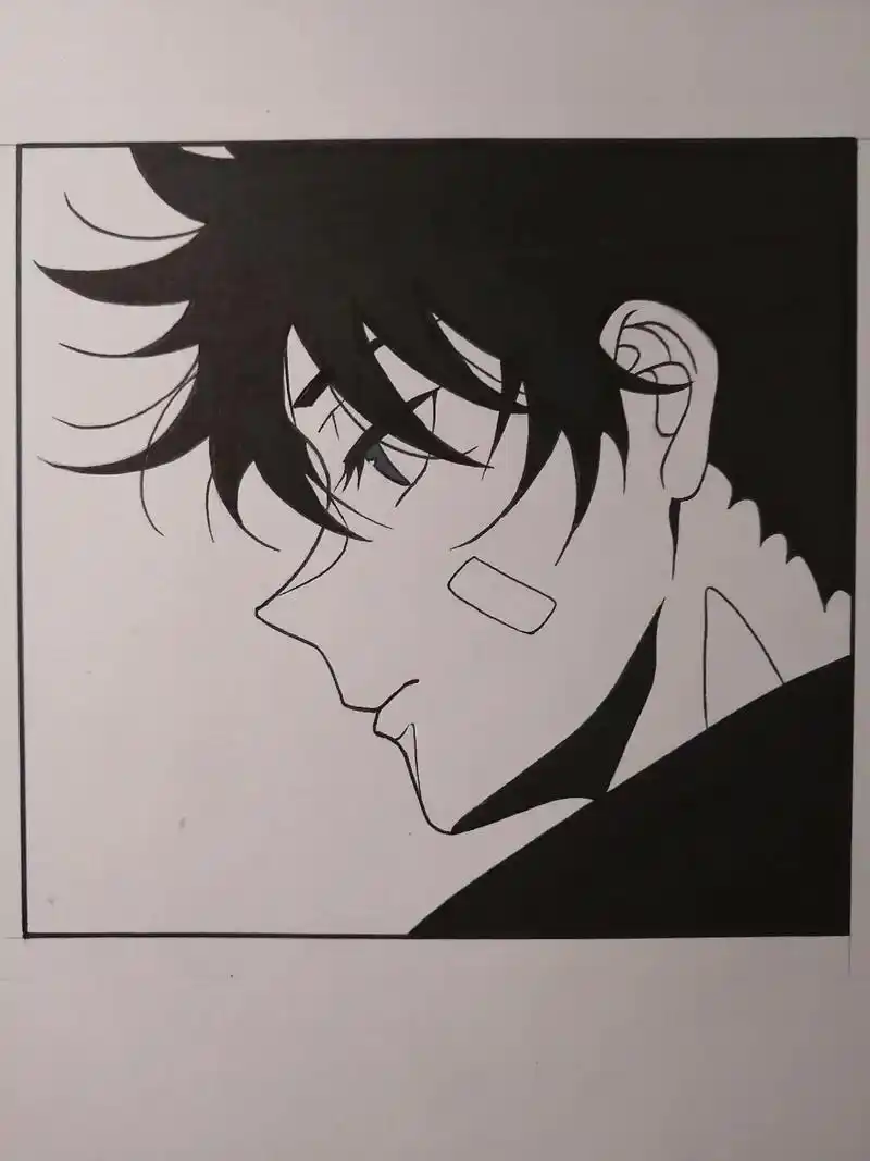 简单好画的帅哥#黑白画 #绘画过程 #帅哥 - 抖音