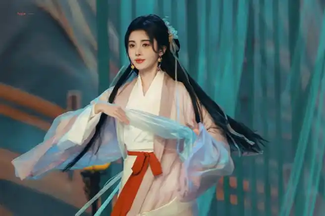 鞠婧祎 画中仙##鞠婧祎穿梭千年的画卷美人