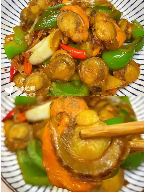 辣炒扇贝肉香辣可口