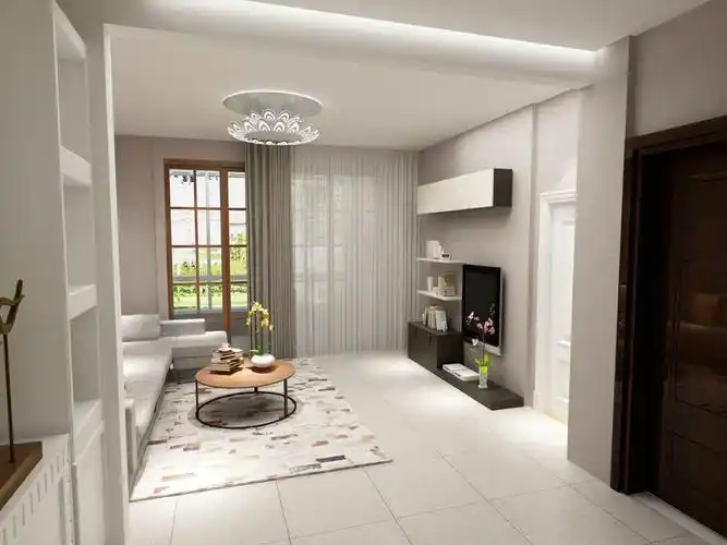 锦绣河山三室两厅两卫简约风格