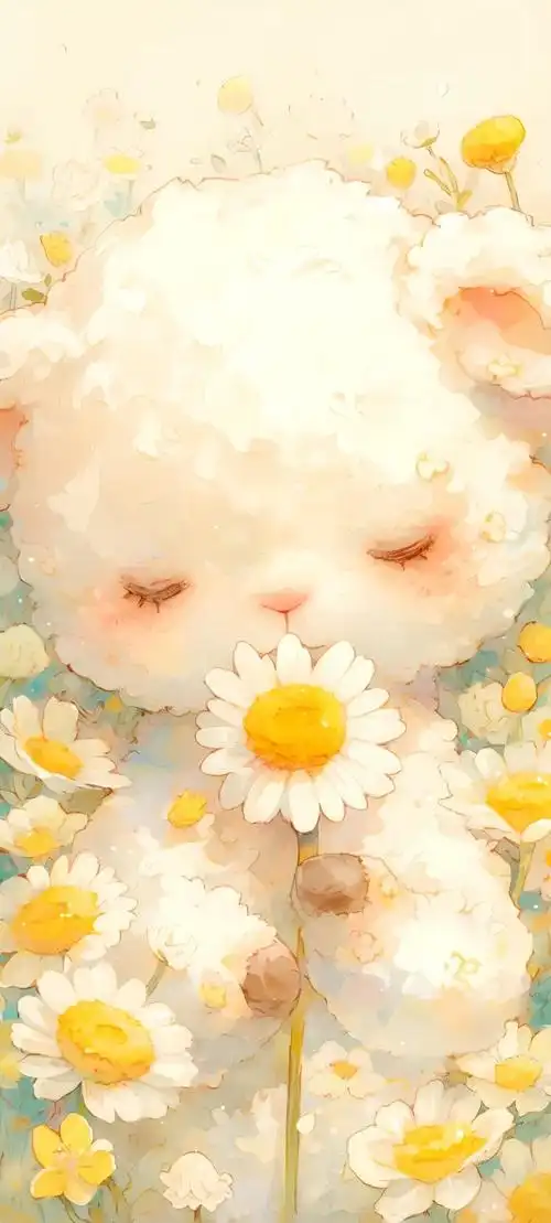 手机壁纸超可爱萌萌哒羊驼壁纸图片神兽草泥马来袭