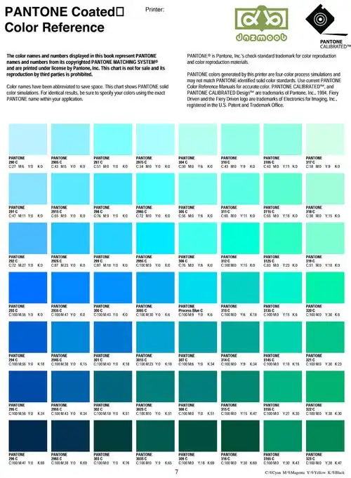 pantone色卡电子版「含配色数值」