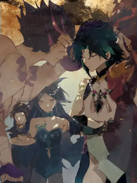 6969魈宝生日快乐!还是画得太.