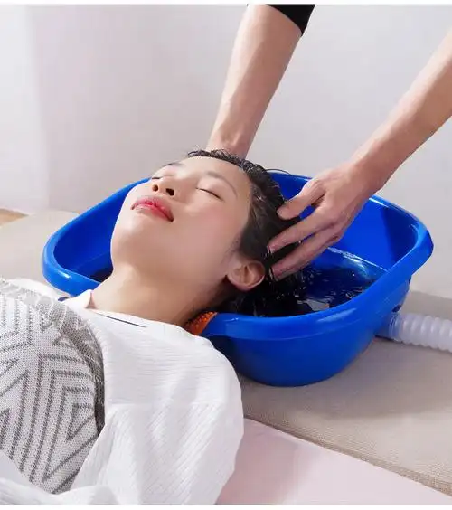 卧床病人洗头盆家用平躺免弯腰孕妇月子床上洗发卧床护理老人儿童洗头