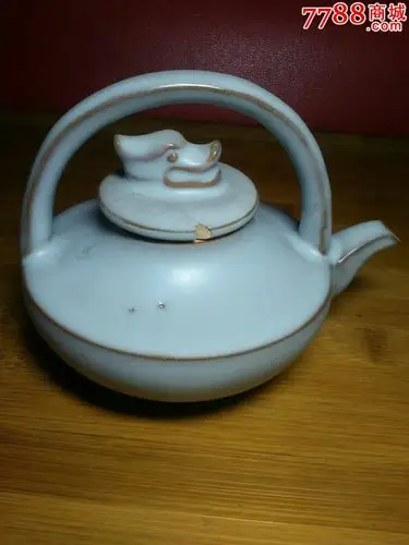 老瓷器汝瓷壶