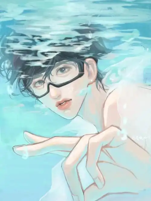 蔡徐坤的动漫图