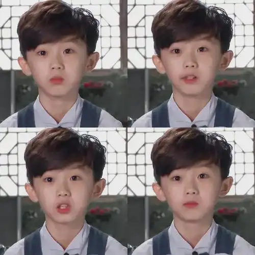 一口宝宝的小脸蛋00今天是马嘉祺的妈妈粉7099#马嘉祺童年旧照