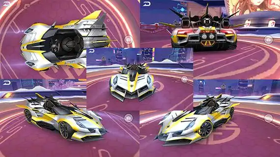 qq飞车手游潜藏于昼夜的神秘天使 a级赛车极光介绍