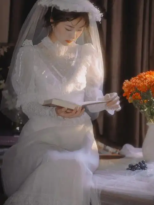 单人婚纱写真|每个女孩心中都有一套白月光