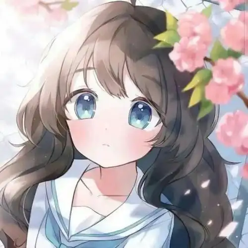 呆萌可爱的卡通动漫女生头像图片