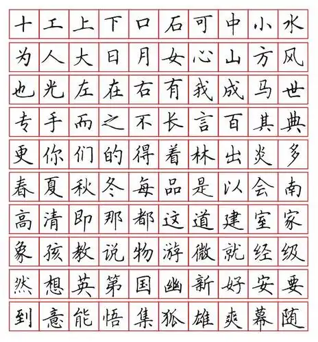 quester的相册-练字入手100字