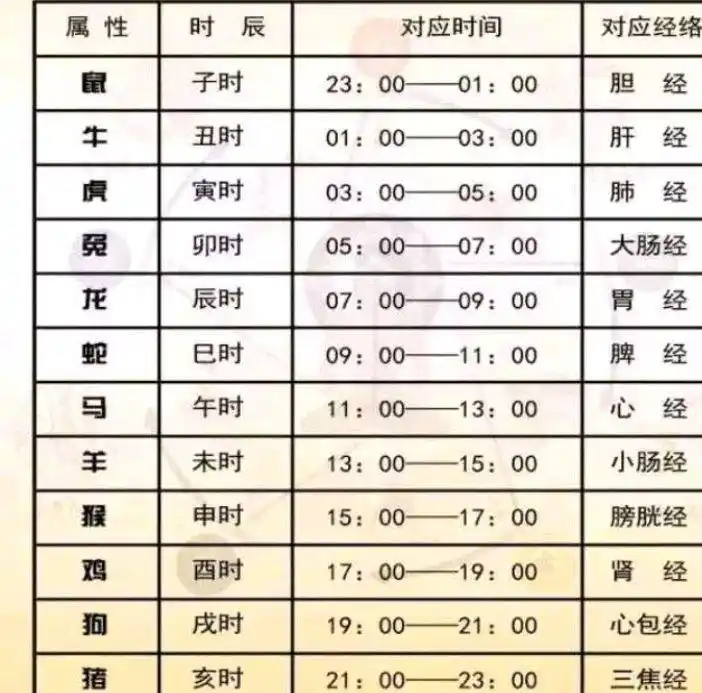 养生十二时辰,你了解吗?