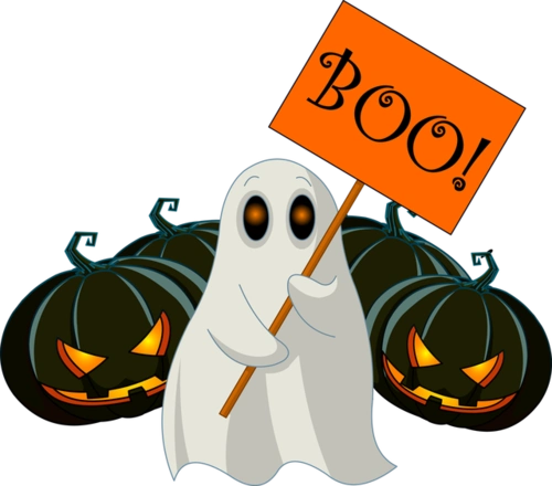 万圣节幽灵插画