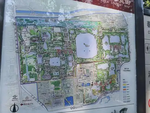 圆明园导游图