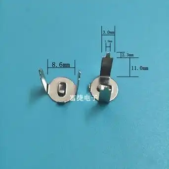 3节ag3纽扣电池串联电池弹片 4.