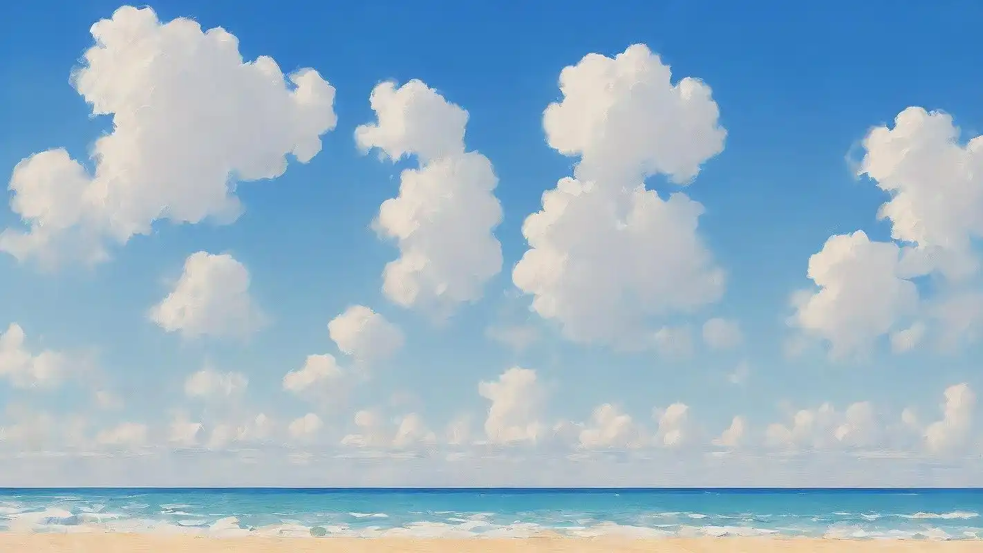 9415绝美蓝天白云壁纸,治愈你的心灵94