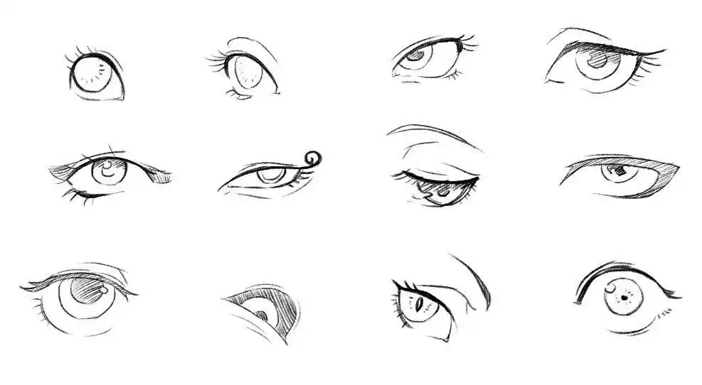 如何画漫画人物?教程之一从五官开始