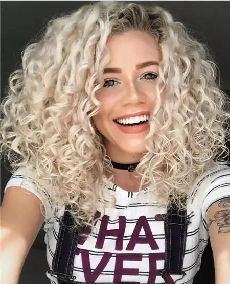 欧美复古小卷发 欧美小卷发图片